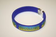UKRAINE BLUE COUNTRY FLAG FLEXIBLE METAL NYLON BRACELET WRIST BAND ... NEW
