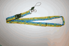 UKRAINE BLUE & YELLOW COUNTRY FLAG LANYARD KEYCHAIN PASSHOLDER .. NEW