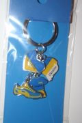 UKRAINE COUNTRY FLAG 4 CHARM KEYCHAIN .. EURO CUP . NEW
