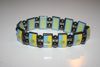 UKRAINE COUNTRY FLAG FLEXIBLE METAL REVERSIBLE BRACELET ... NEW