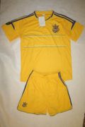 UKRAINE EURO CUP 2012 ADULT SOCCER FOOTBALL YELLOW JERSEY WITH YELLOW SHORTS .. NEW