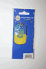 UKRAINE WITH CREST COUNTRY FLAG DOG TAG NECKLACE .. NEW