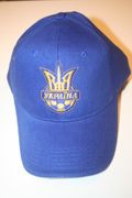 UKRAINE YKPAIHA FIFA WORLD CUP SOCCER FOOTBALL LOGO BLUE EMBROIDERED HAT CAP .. NEW