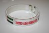 UNITED ARAB EMIRATES WHITE COUNTRY FLAG FLEXIBLE BRACELET WRISTBAND UAE .. NEW