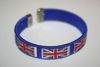 UNITED KIINGDOM BLUE  COUNTRY FLAG FLEXIBLE C  BRACELET WRISTBAND .. NEW