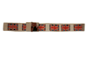 UNITED KINGDOM COUNTRY FLAG -1.25 INCH CANVAS BELT WITH BUCKLE