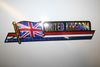UNITED KINGDOM COUNTRY FLAG LONG METALIC CAR AUTOMOBILE BUMPER STICKER DECAL EMBLEM .. UK NEW