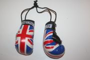 UNITED KINGDOM COUNTRY FLAG PAIR OF MINIATURE BOXING GLOVES .. BRITAIN ..NEW