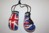 UNITED KINGDOM COUNTRY FLAG PAIR OF MINIATURE BOXING GLOVES .. BRITAIN ..NEW