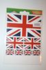 UNITED KINGDOM COUNTRY FLAG SET OF 7 DIFFERENT SIZE STICKERS DECALS EMBLEMS ..GREAT BRITAIN ..  NEW IN PACKAGE