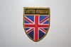 UNITED KINGDOM OVAL COUNTRY FLAG IRON ON SHIELD PATCH CREST BADGE . NEW