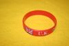UNITED KINGDOM RED SILICONE BRACELET ENGLAND ...NEW