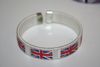 UNITED KINGDOM WHITE COUNTRY FLAG FLEXIBLE BRACELET WRISTBAND .. NEW