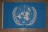 UNITED NATIONS 3' X 5' FLAG BANNER TAPESTRY .. NEW