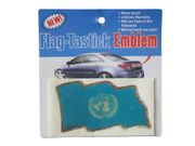 UNITED NATIONS COUNTRY FLAG WAVY BUMPER DECAL STICKER EMBLEM ...