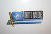 UNITED NATIONS COUNTRY FLAG WORD IRON ON PATCH CREST BADGE . NEW