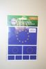 UNITED NATIONS  FLAG COLLECTION OF 7 DIFFERENT SIZE STICKERS .. NEW