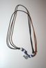 URUGUAY COUNTRY FLAG METAL NECKLACE CHOKER .. NEW