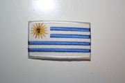 URUGUAY COUNTRY FLAG SMALL IRON ON PATCH CREST BADGE .. NEW
