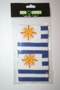URUGUAY SET OF 2 COUNTRY FLAG WRISTBANDS SWEATBANDS .. NEW