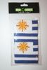 URUGUAY SET OF 2 COUNTRY FLAG WRISTBANDS SWEATBANDS .. NEW