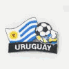 URUGUAY SOCCER BALL FOOTBALL IRON ON EMBROIDERED PATCH CREST BADGE .. NEW