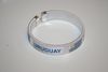 URUGUAY WHITE COUNTRY FLAG FLEXIBLE METAL NYLON BRACELET ... NEW