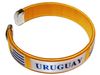 URUGUAY YELLOW COUNTRY FLAG C' BRACELET WRISTBAND .. NEW