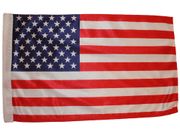 USA 12" X 18" INCHES COUNTRY HIGH QUALITY FLAG WITH SLEAVE WITHOUT STICK .. FIFA SOCCER WORLD CUP .. NEW