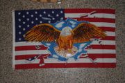 USA AMERICAN EAGLE PICTURE 3 X 5 FEET FLAG BANNER .. NEW