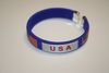 USA BLUE COUNTRY FLAG METAL BRACELET .... STARS AND STRIPES ... NEW USA BLUE COUNTRY FLAG METAL BRACELET .... STARS AND STRIPES ... NEW