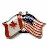 USA / CANADA COUNTRY FLAG SMALL METAL FRIENDSHIP LAPEL PIN BADGE .. UNITED STATES STARS & STRIPES .. NEW USA / CANADA COUNTRY FLAG SMALL METAL FRIENDSHIP LAPEL PIN BADGE .. UNITED STATES STARS & STRIPES .. NEW