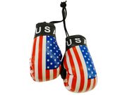 USA COUNTRY FLAG MINI BOXING GLOVES ..HIGH QUALITY .. NEW