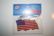 USA COUNTRY FLAG STARS AND STRIPES BUMPER STICKER ... HIGH QUALITY DECAL EMBLEM ... NEW