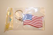 USA FLAG "STARS AND STRIPES" FLAG KEYCHAIN...HOT HOT