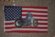 USA MOTORCYCLE 3 X 5 FEET FLAG BANNER .. NEW