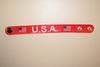 USA RED FLAG "STARS AND STRIPES" WRIST BAND...HOT HOT USA RED FLAG "STARS AND STRIPES" WRIST BAND...HOT HOT