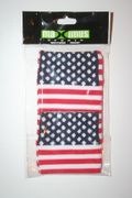 USA SET OF 2 COUNTRY FLAG WRISTBANDS SWEATBANDS UNITED STATES STARS & STRIPES .. NEW