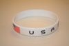 USA SILICONE SOCCER FIFA WORLD CUP WHITE BRACELET...ADULT...NEW USA SILICONE SOCCER FIFA WORLD CUP WHITE BRACELET...ADULT...NEW