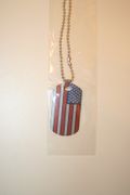 USA "STARS AND STRIPES" DOGTAG...HOT HOT