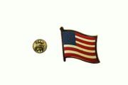 USA UNITED STATES COUNTRY FLAG SMALL METAL LAPEL PIN BADGE .. STARS & STRIPES .. NEW