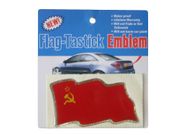 USSR COUNTRY FLAG WAVY BUMPER DECAL STICKER EMBLEM ...