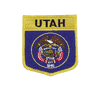 UTAH USA SHIELD FLAG IRON ON PATCH CREST BADGE 3 X 3 1/2 INCHES ... NEW