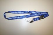 VANCOUVER CANUCKS BLUE EXTRA WIDE LANYARD KEYCHAIN PASSHOLDER . NEW