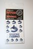 VANCOUVER CANUCKS NHL HOCKEY 26 TEMPORARY TATTOOS .. NEW