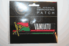 VANUATU COUNTRY FLAG WORD IRON ON PATCH CREST BADGE ... NEW