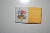 VATICAN CITY COUNTRY FLAG SMALL IRON ON PATCH CREST BADGE .. NEW