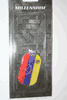 VENEZUELA COUNTRY FLAG METAL DOG TAG NECKLACE PENDANT ..NEW