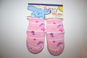 VERY PRETTY PINK KIDS CHILDS YOUTHS SLIPPER SOCKS ... 1-2 YEARS .. NEW