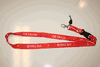 VIETNAM COUNTRY FLAG RED LANYARD KEYCHAIN PASSHOLDER ... NEW
